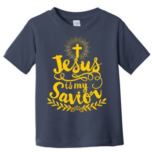 Jesus Is My Savior Cross Christian Toddler T-Shirt