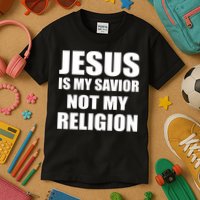 Jesus Is My Savior Not My Religion Kids T-Shirt
