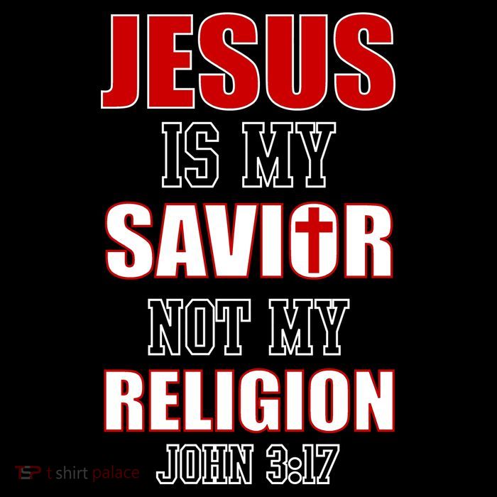 Jesus Is My Savior Not Religion Impact Tech Backpack