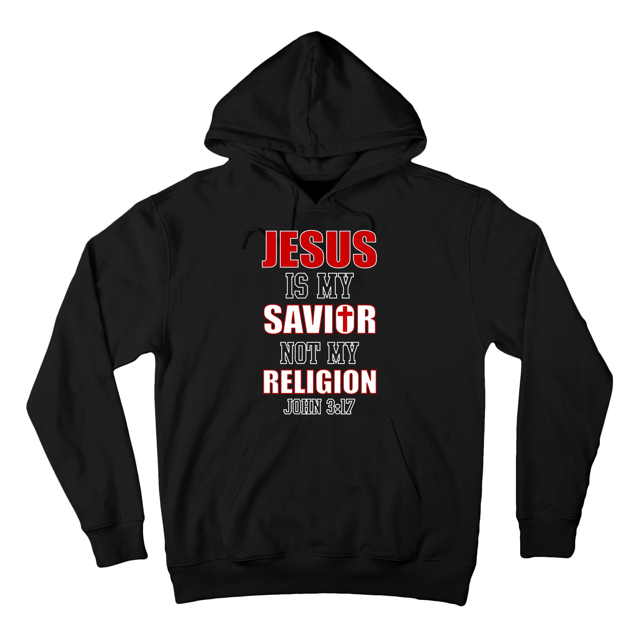 Jesus Is My Savior Not Religion Tall Hoodie