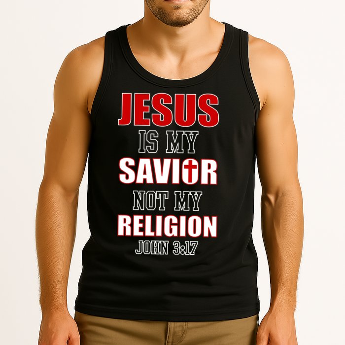 Jesus Is My Savior Not Religion Tank Top