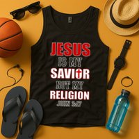Jesus Is My Savior Not Religion Tank Top