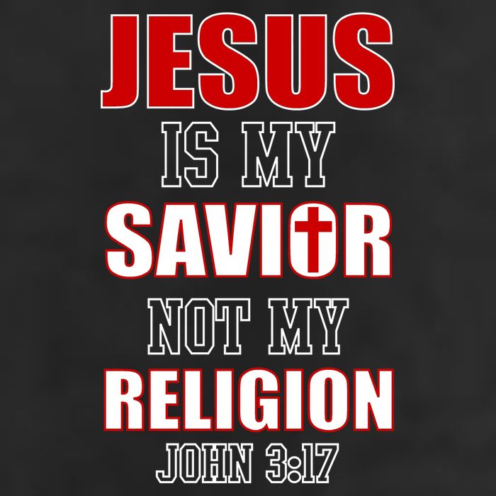 Jesus Is My Savior Not Religion Golf Towel