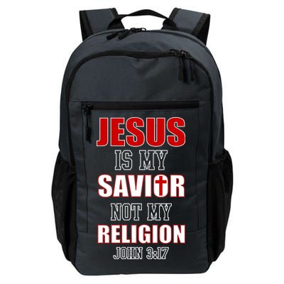 Jesus Is My Savior Not Religion Daily Commute Backpack