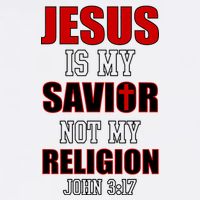 Jesus Is My Savior Not Religion Garment-Dyed Sweatshirt