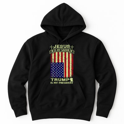 Jesus Is My Savior Trump Is My President 2020 Hoodie