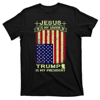 Jesus Is My Savior Trump Is My President 2020 T-Shirt