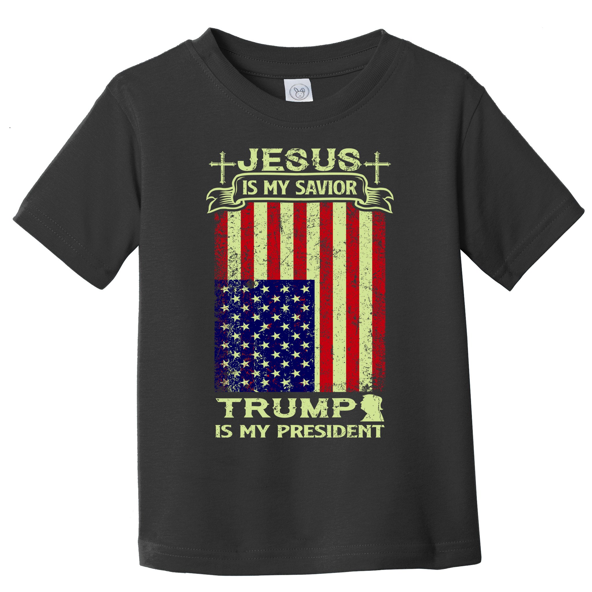 Jesus Is My Savior Trump Is My President 2020 Toddler T-Shirt