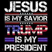 Jesus Is My Savior Trump Is My President Christian Impact Tech Backpack