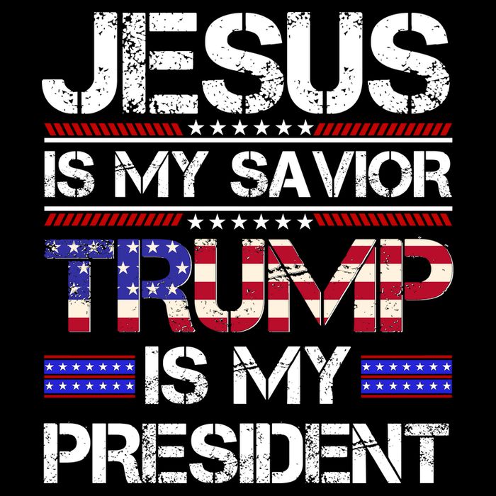 Jesus Is My Savior Trump Is My President Christian Button