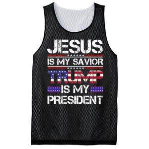 Jesus Is My Savior Trump Is My President Christian Mesh Reversible Basketball Jersey Tank