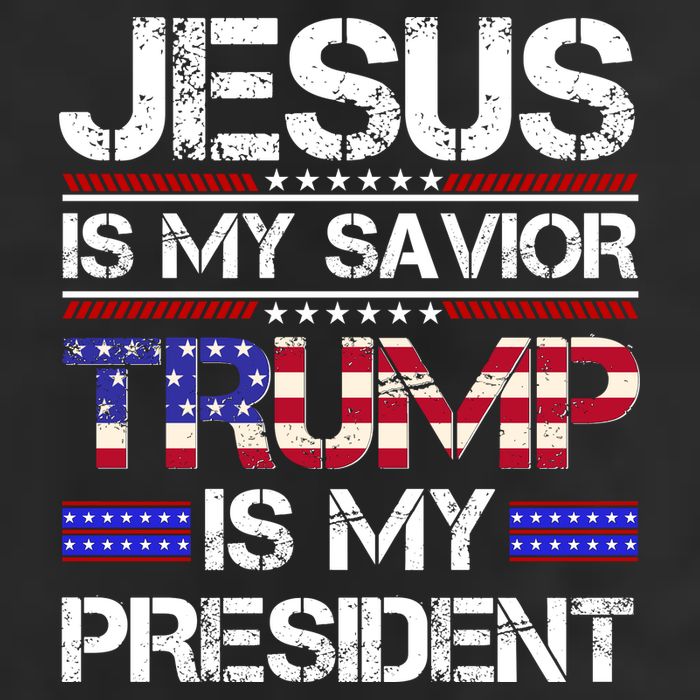 Jesus Is My Savior Trump Is My President Christian Hat
