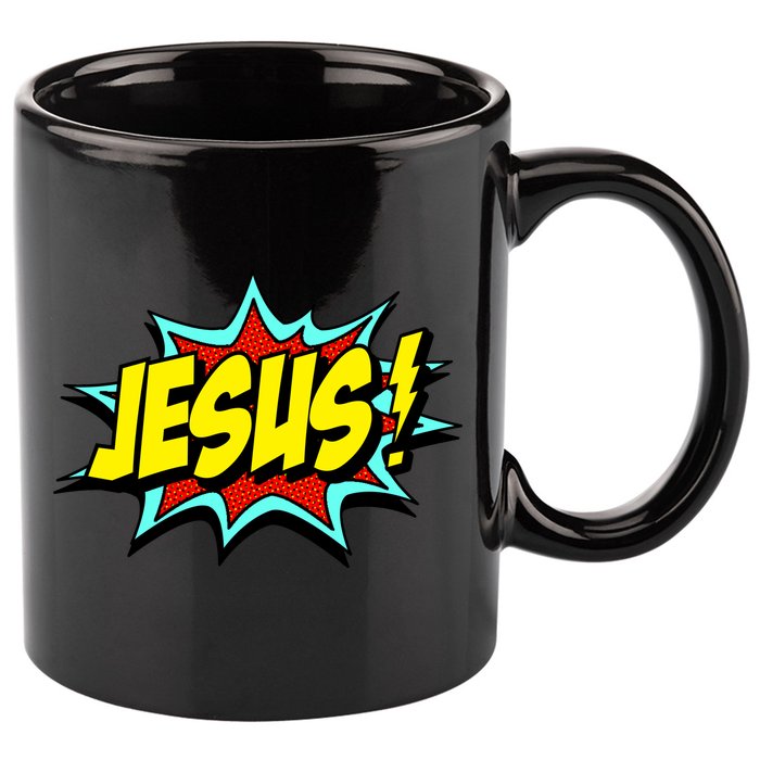 Jesus Is My Superhero 11oz C Handle Ceramic Mug