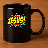 Jesus Is My Superhero 11oz C Handle Ceramic Mug
