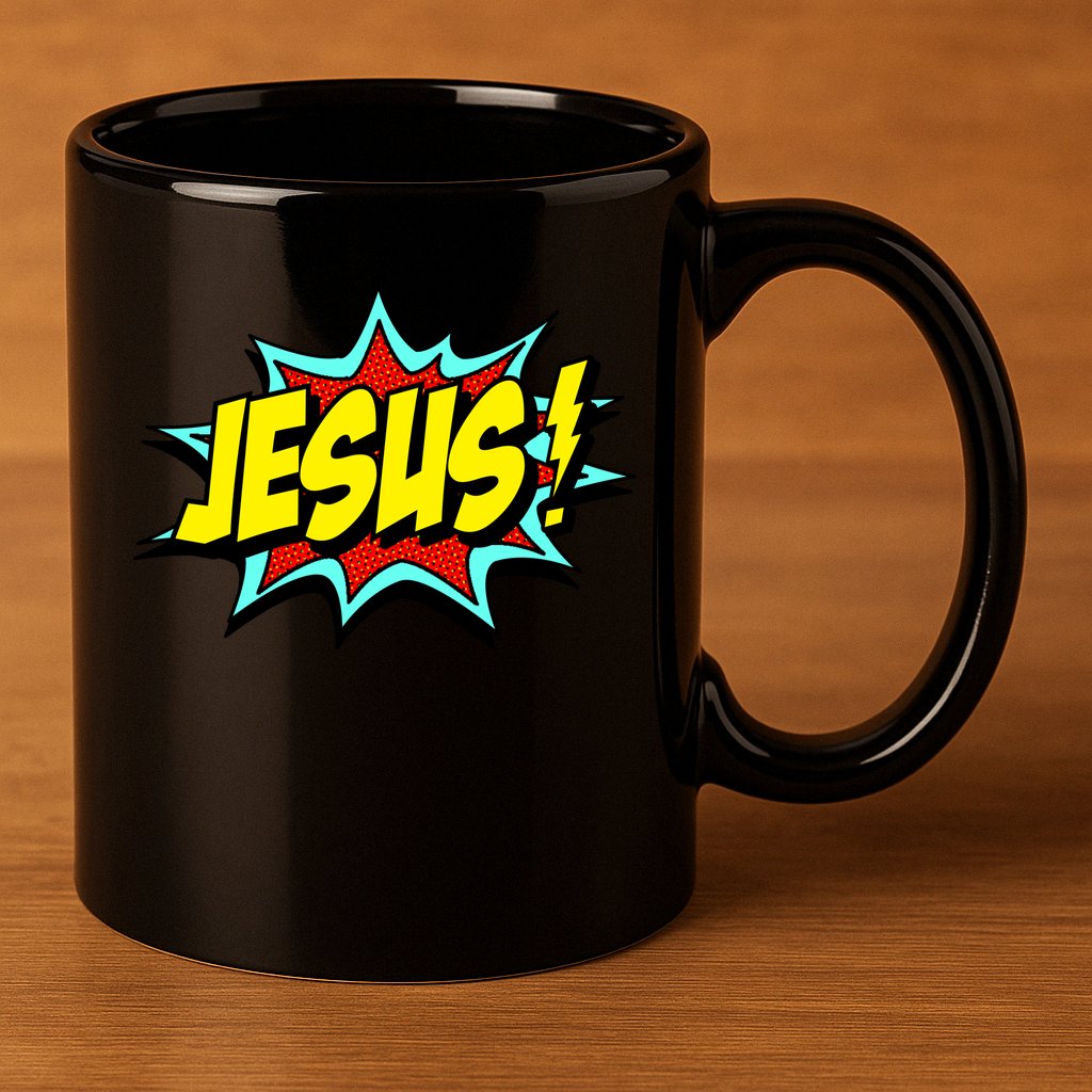 Jesus Is My Superhero 11oz C Handle Ceramic Mug