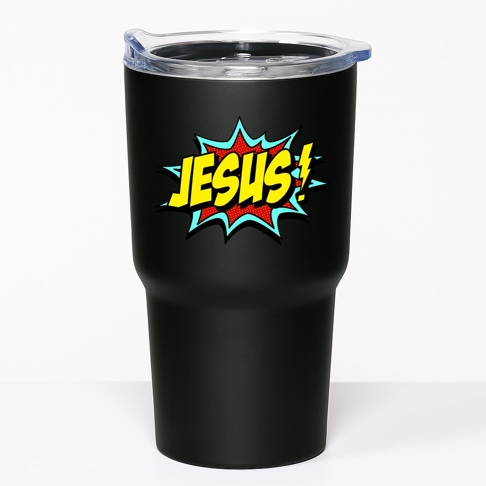 Jesus Is My Superhero Tumbler