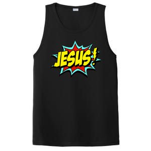 Jesus Is My Superhero PosiCharge Competitor Tank