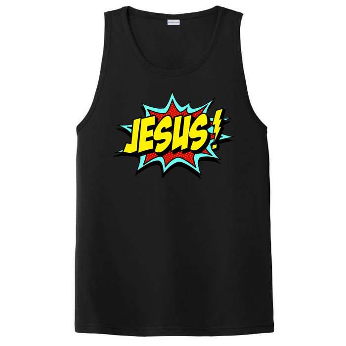 Jesus Is My Superhero PosiCharge Competitor Tank