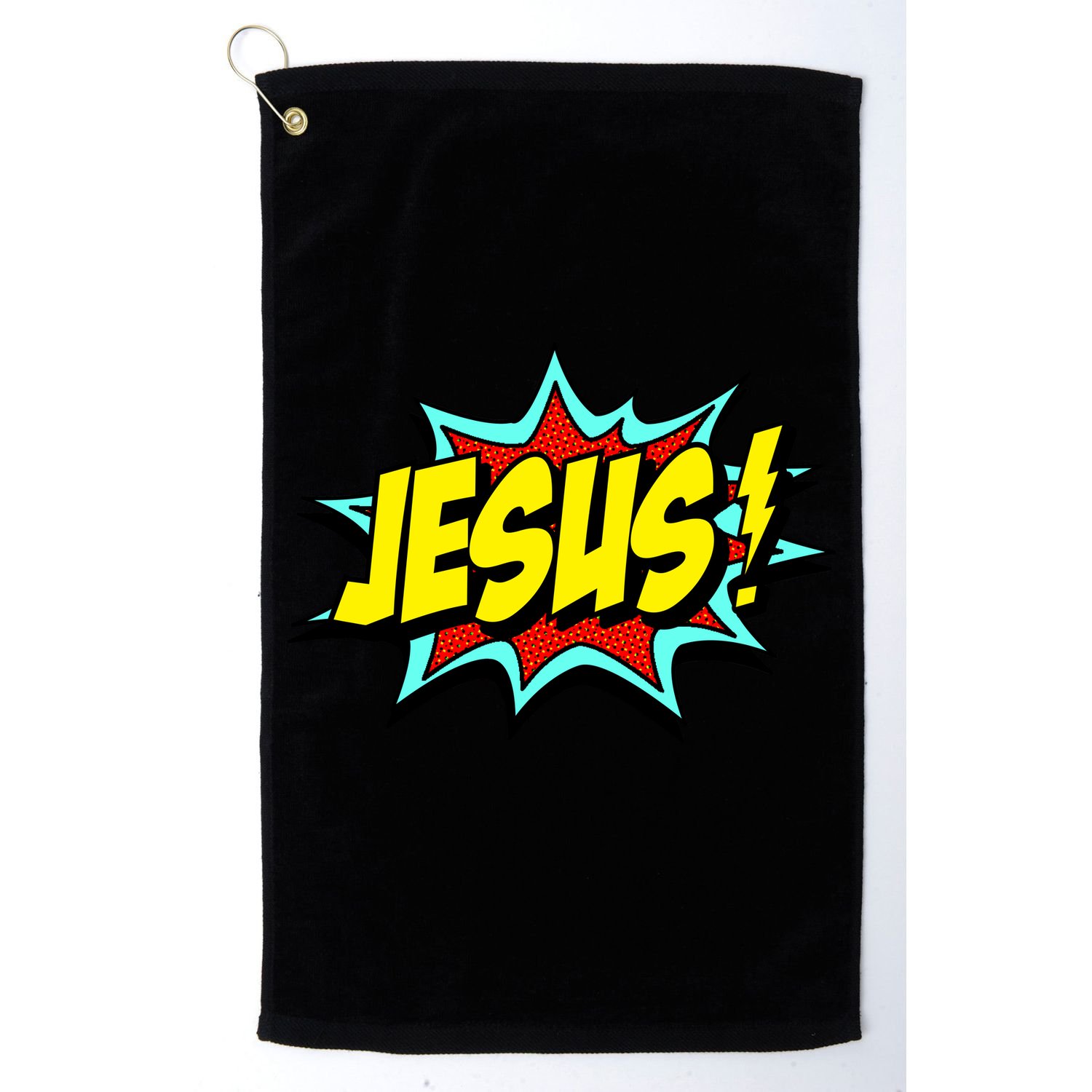 Jesus Is My Superhero Golf Towel