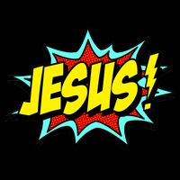 Jesus Is My Superhero Womens T-Shirt