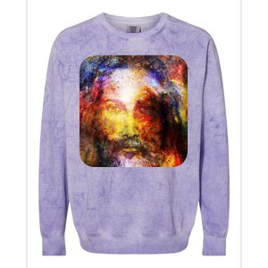 Jesus is the Galaxy Christian Painting Colorblast Crewneck Sweatshirt