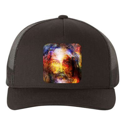 Jesus is the Galaxy Christian Painting Yupoong Adult 5-Panel Trucker Hat