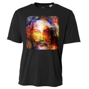 Jesus is the Galaxy Christian Painting Cooling Performance Crew T-Shirt