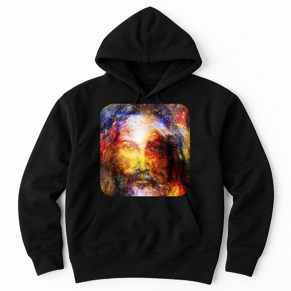 Jesus is the Galaxy Christian Painting Hoodie
