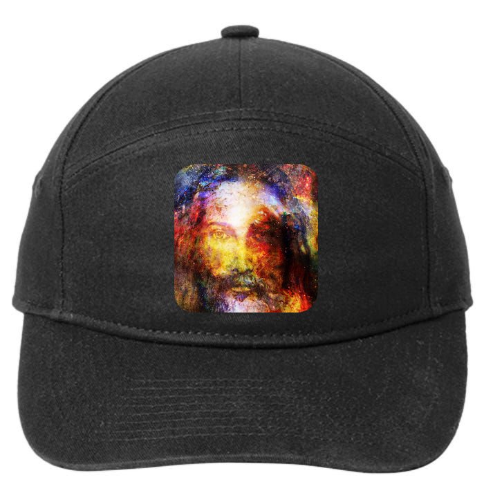 Jesus is the Galaxy Christian Painting 7-Panel Snapback Hat