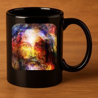 Jesus is the Galaxy Christian Painting 11oz C Handle Ceramic Mug