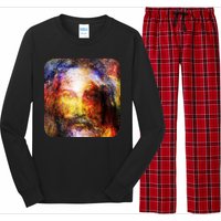 Jesus is the Galaxy Christian Painting Long Sleeve Pajama Set