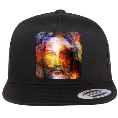 Jesus is the Galaxy Christian Painting Flatbill Hat