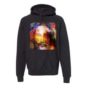 Jesus is the Galaxy Christian Painting Premium Hoodie