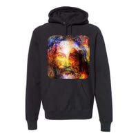 Jesus is the Galaxy Christian Painting Premium Hoodie