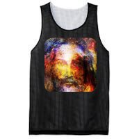 Jesus is the Galaxy Christian Painting Mesh Reversible Basketball Jersey Tank