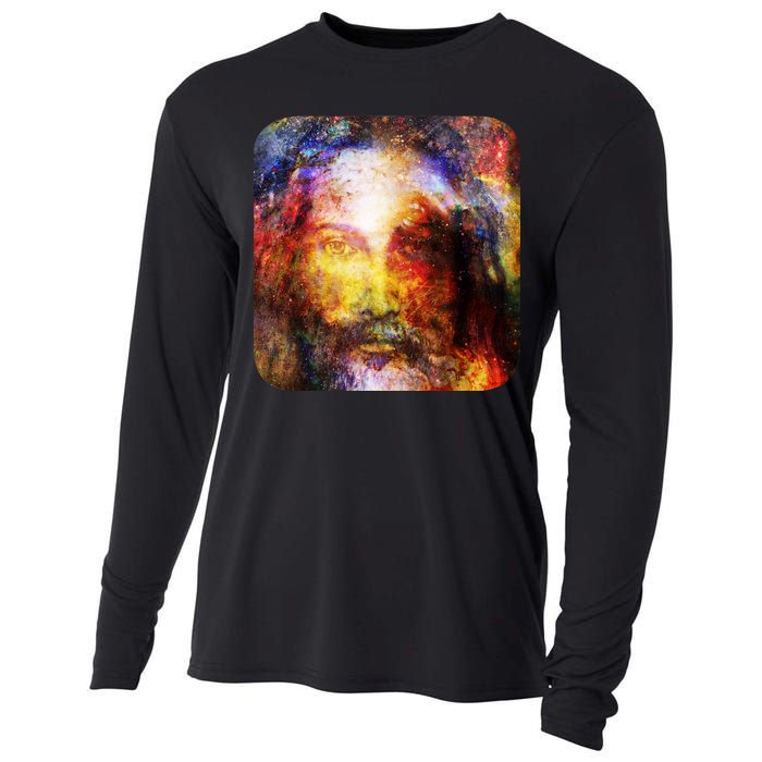 Jesus is the Galaxy Christian Painting Cooling Performance Long Sleeve Crew