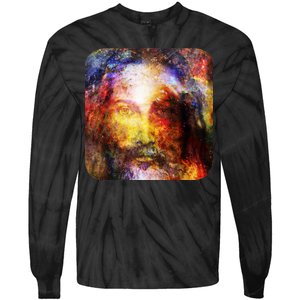 Jesus is the Galaxy Christian Painting Tie-Dye Long Sleeve Shirt