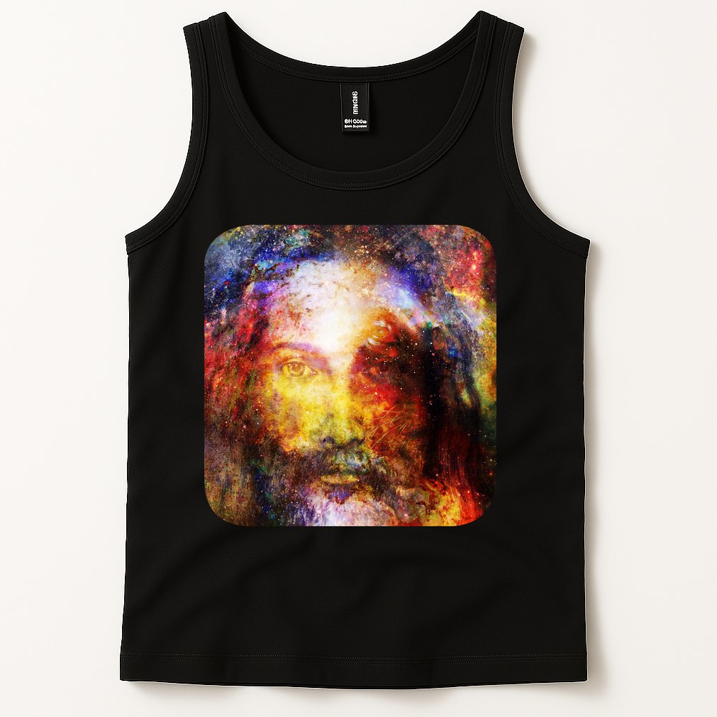 Jesus is the Galaxy Christian Painting Tank Top