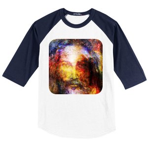 Jesus is the Galaxy Christian Painting Baseball Sleeve Shirt