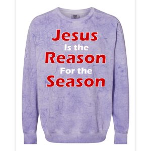 Jesus Is the Reason for Season Colorblast Crewneck Sweatshirt