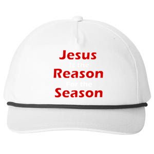 Jesus Is the Reason for Season Snapback Five-Panel Rope Hat