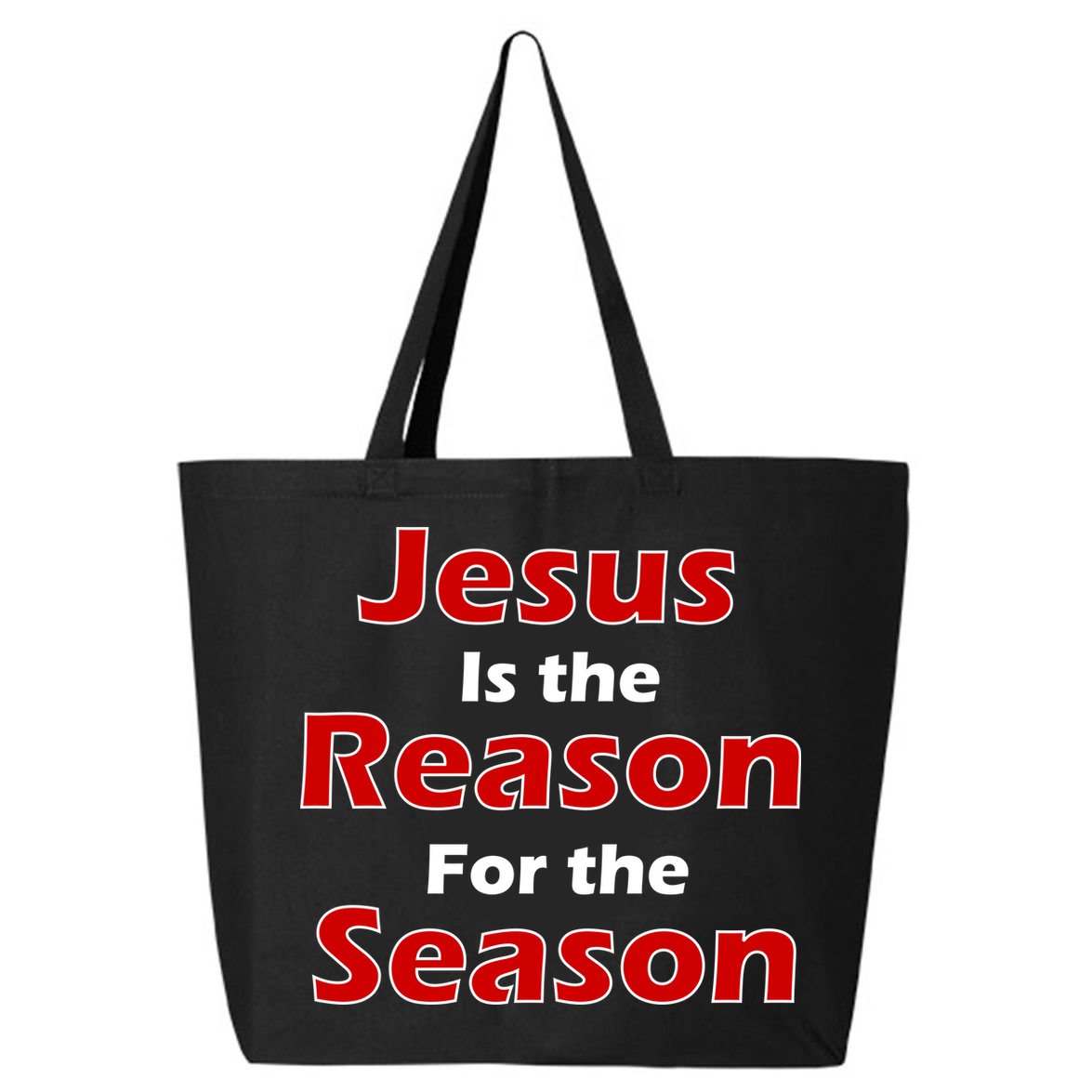 Jesus Is the Reason for Season 25L Jumbo Tote