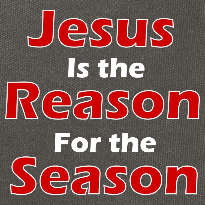Jesus Is the Reason for Season Cotton Canvas Backpack