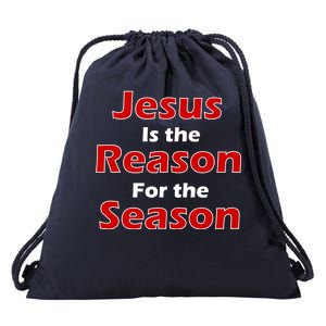 Jesus Is the Reason for Season Drawstring Bag