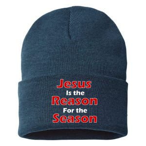 Jesus Is the Reason for Season Sustainable Knit Beanie