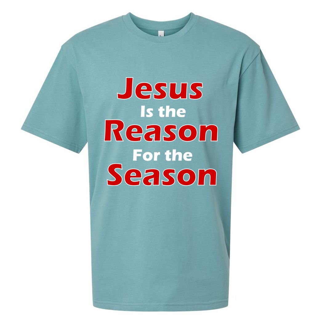 Jesus Is the Reason for Season Sueded Cloud Jersey T-Shirt