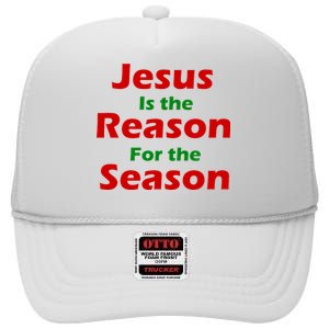 Jesus Is the Reason for Season High Crown Mesh Back Trucker Hat