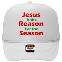 Jesus Is the Reason for Season High Crown Mesh Back Trucker Hat