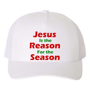 Jesus Is the Reason for Season Yupoong Adult 5-Panel Trucker Hat