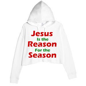 Jesus Is the Reason for Season Crop Fleece Hoodie